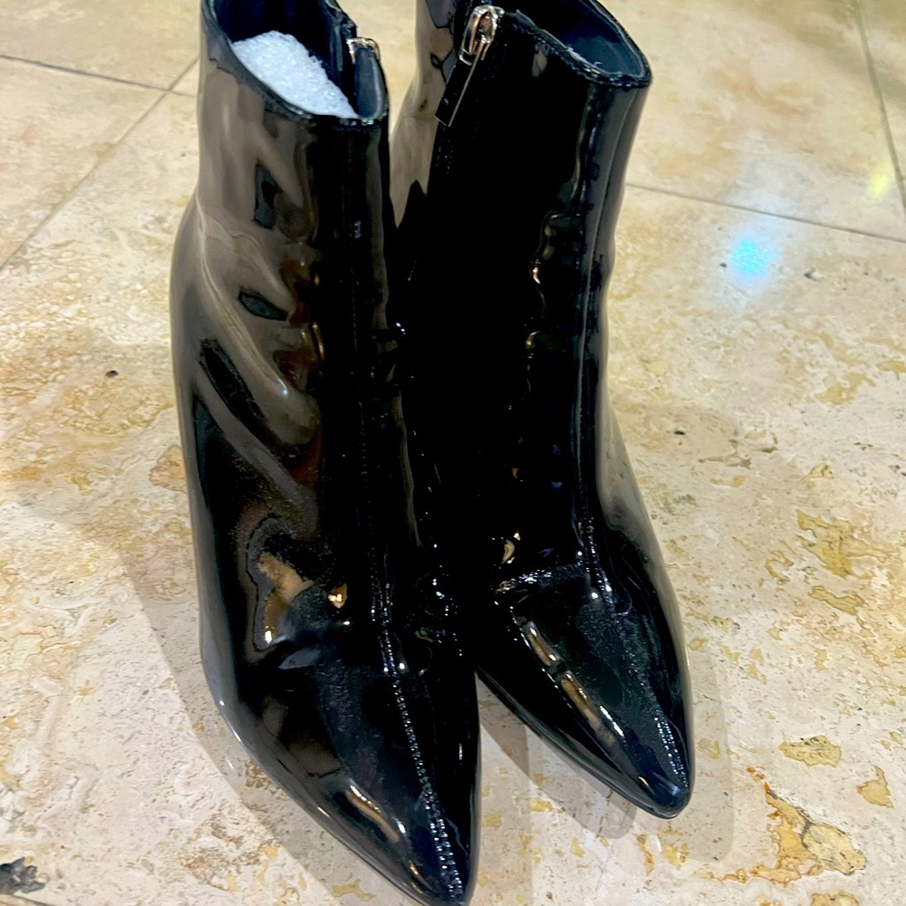 Bamboo Longing shiny boots